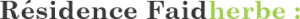 Résidence Faidherbe Logo